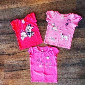 *Sale* 3 Bundles of toddler girls tees